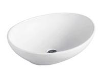 Ceramic white oval washing head basin