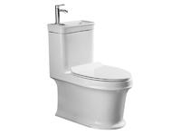 New product siphonic one piece toilet with basin