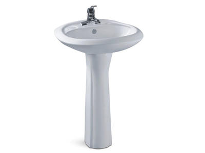 Bathroom ceramic cheap wash hand basin with pedestal