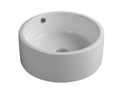 Hot sale round bathroom ceramic wash hand basin