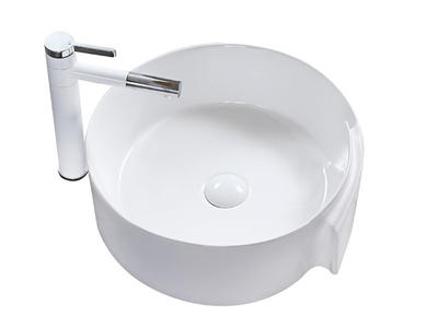 New design countertop mounted ceramic washing basin