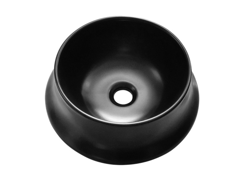 Sanitary ware ceramic mini matte black lavabo basin