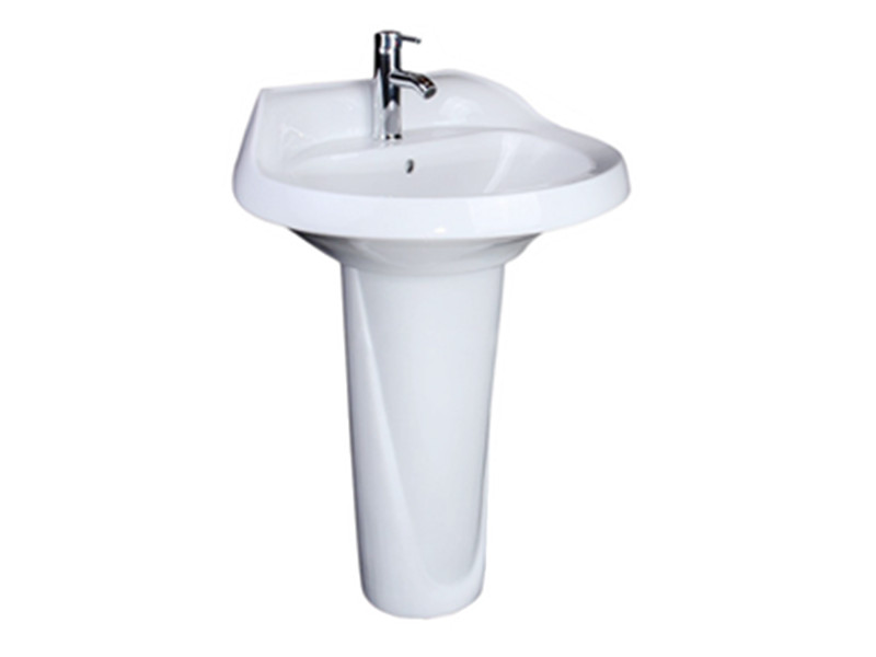 luxury ceramic pedestal wash basin