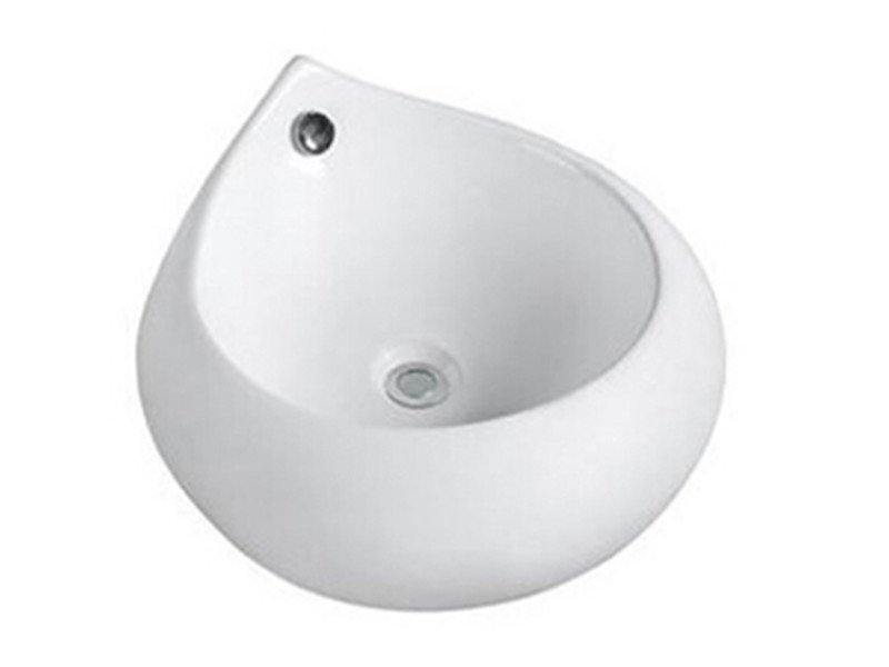 New design porcelain bathroom water drop shape art basin