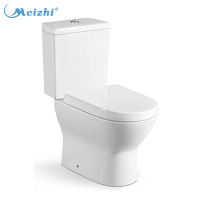 Best selling in Ghana Nigeria bathroom two piece toilet wash down
